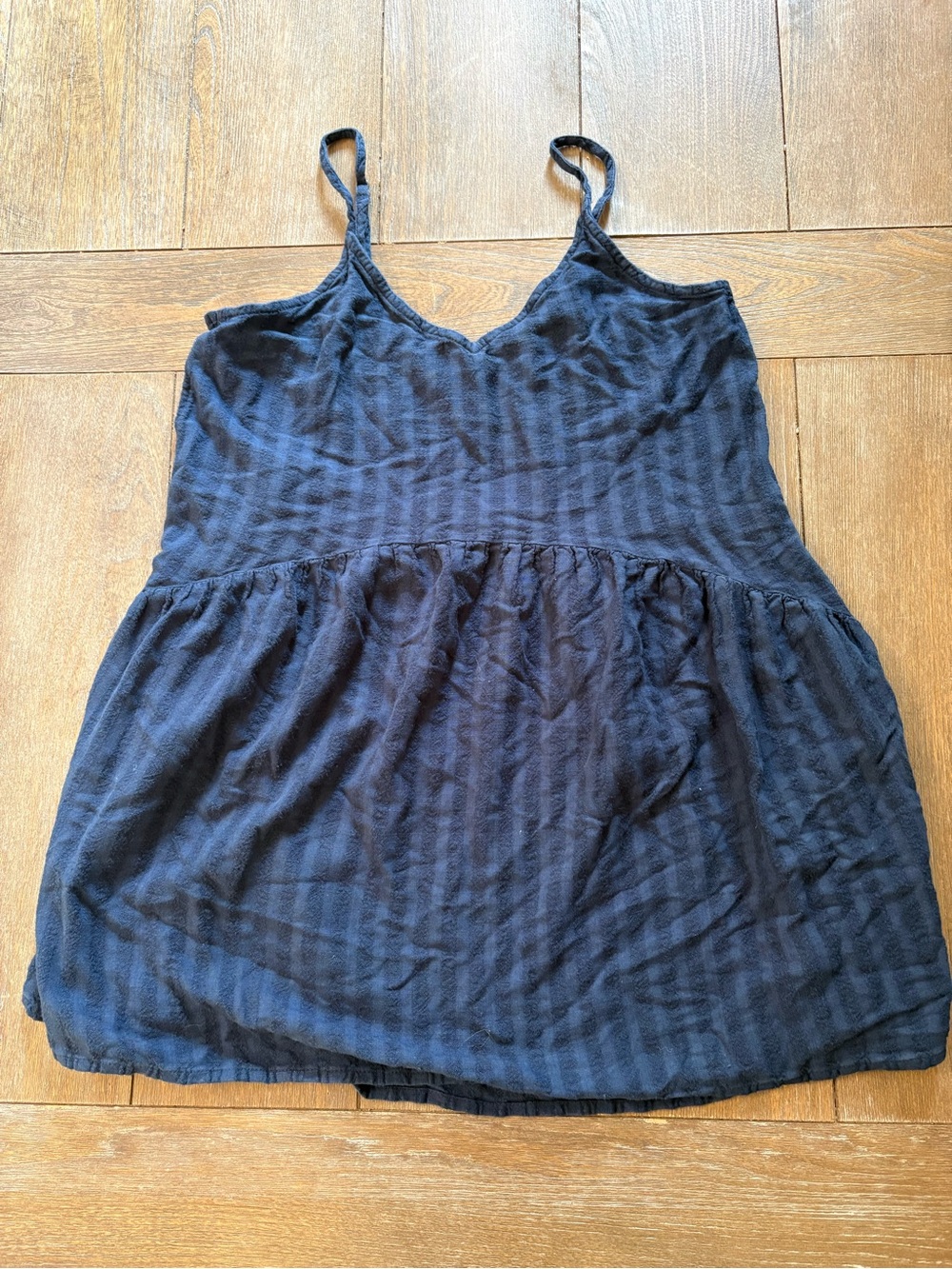 Rip Curl Navy Babydoll Cami Mini Dress Adjustable Straps